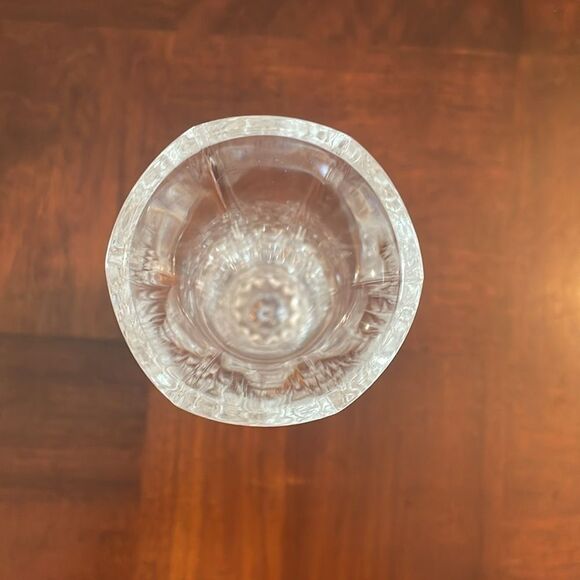 Cristal d'Arques Lead Crystal Footed Bud Flower Vase Vintage 8" Longchamp - Picture 2 of 7